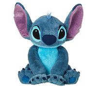 Disney Store Stitch - Peluche grande y suave, Lilo and Stitch, 42 cm, personaje tierno, tela suave al tacto con detalles bordados y mechón de pelo esponjoso, adecuado para todas las edades