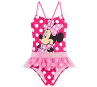 Disney Stitch Pieza Única Bañador para Niñas, Piscina y Playa - Regalo para Niñas (Rosa Minnie, 3-4 años)
