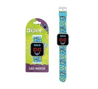 Disney Stitch Reloj Digital LED, Reloj Infantil Correa Ajustable, Funcion Hora y Fecha, Regalo Niños y Niñas | Amarillo