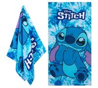 Disney Stitch Toallas Baño Niña Niño Secado Rápido Toalla Piscina Toallas Algodon Ducha Playa Natación 140x70cm Viajes Accesorios (Azul Stitch)