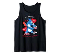 Disney Stitch Valentine's Day DMs Full, Sending You Letters Camiseta sin Mangas