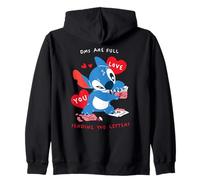 Disney Stitch Valentine's Day DMs Full, Sending You Letters Sudadera con Capucha