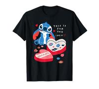 Disney Stitch Valentine's Day "This is for You. I Ate it." Camiseta