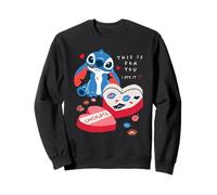 Disney Stitch Valentine's Day "This is for You. I Ate it." Sudadera