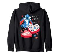 Disney Stitch Valentine's Day "This is for You. I Ate it." Sudadera con Capucha