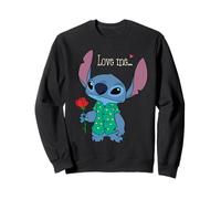 Disney Stitch Valentine's Day with Rose "Love Me..." Sudadera