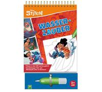 Disney Stitch Wasserzauber: Einfach mit Wasser malen! Lilo und Stitch: Mal- und Rätselbuch mit Wassertankstift für Kinder ab 3 Jahren.