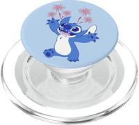 Disney Stitch with Fireworks Americana 4th of July USA 250th PopSockets PopGrip para MagSafe