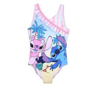 Disney Stitch y Angel Bañador para Niña, Bañador de una Pieza Verano Natación, Talla 4 Años | Rosa
