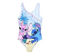 Disney Stitch y Angel Bañador para Niña, Bañador de una Pieza Verano Natación, Tallas 3 a 8 Años (Azul, 3 Años)