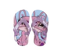 Disney Stitch y Angel Chanclas para Niñas, Diseño Elastico Sandalias de Verano, Talla EU 28/29 | Lila