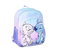 Disney Stitch y Angel Mochila para Niña, Mochila de Viaje Juvenil, Bolsa de Equipaje, Mochila Stitch y Angel Regalo para Niñas y Adolescentes