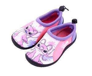 Disney Stitch y Angel Sandalias Agua Niñas, Escarpines Antideslizantes, Zapatos Acuáticos, Aquashoes, Talla EU 26 | Rosa