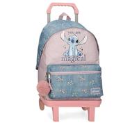 Disney Stitch You Are Magical Equipaje- Bolsa de Mensajero, Niñas, Azul