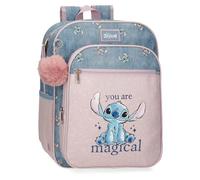 Disney Stitch You Are Magical Equipaje- Bolsa de Mensajero, Niñas, Azul