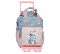 Disney Stitch You Are Magical Equipaje- Bolsa de Mensajero, Niñas, Azul