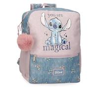Disney Stitch You Are Magical Equipaje- Bolsa de Mensajero, Niñas, Azul