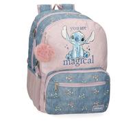 Disney Stitch You Are Magical Equipaje- Bolsa de Mensajero, Niñas, Azul