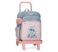 Disney Stitch You Are Magical Equipaje- Bolsa de Mensajero, Niñas, Azul