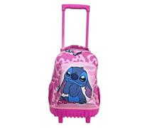 Disney Stitch Zaino Trolley 46 cm Con Ruedas Rosa 46x33x20cm