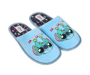 DISNEY Stitch Zapatillas antideslizantes para mujer, cálidas, suaves, navideñas, por casa (Stitch, Standard, Sistema tallas calzado EU, Adulto, Números (rango), mediano, 38, 39)