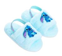 Disney Stitch Zapatillas de Casa, Antideslizantes de Punta Abierta para Niña (Azul, 31 EU)