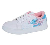 Disney Stitch - Zapatillas deportivas para niños, adolescentes y adultos, color blanco, con cordones de ángel, zapatos deportivos Plimsolls, Blue, 34 EU