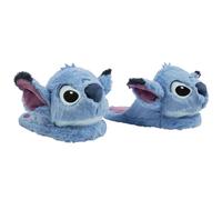 Disney Stitch Zapatillas Mujer, Tallas 34-41, Antideslizantes, Regalos para Mujeres - Pantuflas de Minnie Mouse y Baby Yoda (Azul Stitch, 36)