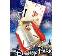 Disney Store Adorno Mickey Mouse Chaqueta Universitaria Plata Y Roja 2022