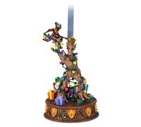 Disney Store Oficial Adorno Iluminado Rocket y Groot, Living Magic Sketchbook, Guardianes de la Galaxia, Decoración Navideña para Colgar