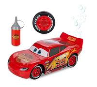 Disney Store Coche oficial de control remoto Lightning McQueen que hace burbujas - Coches RC de 2.4GHz con recarga de líquido para burbujas - Juguetes para niños pequeños inspirados en Cars de Pixar