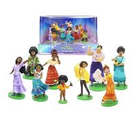 Disney Store Colección de figuritas de Lujo de Encanto, Contiene Nueve Unidades, Figuras detalladas de Encanto Que Incluyen a Mirabel, Dolores, Camilo, Bruno, Antonio, Luisa, Isabela, Julieta y Pepa.