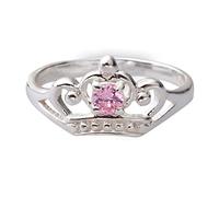 DISNEY STORE Disney Princess - Anillo de plata de ley para niñas, Plata de ley