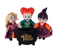Disney Store Hocus Pocus Sanderson Sisters Plush Doll Set - Sarah Mary & Winifred - Spulpting de peluche detallado Capas brillantes Velor suave C