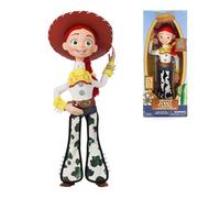 Disney Store: Jessie, Figura de acción de Toy Story con Voz e interactiva, 35 cm, más de 10 Sonidos y Frases en inglés, interactúa con Otras Figuras y Juguetes, Sombrero extraíble, Mayores de 3 años