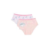 Disney Store Juego de 2 braguitas de algodón para niñas y niñas, Rosa, 10-11 anni