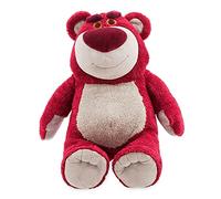 Disney Store Lotso - Juguete de Peluche Grande y Suave, Toy Story 3, 46cm, Peluche Hecho con Tela Suave al Tacto con Detalles Bordados y Relleno con Aroma a Fresa Dulce, Apto para Todas Las Edades