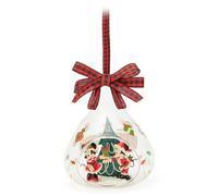 Disney Store, Mickey y Minnie Mouse, Adorno de Bola de Cristal de Navidad de 2025, 9 cm, decoración Elegante para el árbol de Navidad
