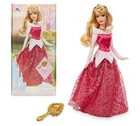 Disney Store Muñeca clásica de Aurora, La Bella Durmiente, Altura: 29 cm, Incluye un Cepillo con Detalles labrados, muñeca Completamente articulada, para Mayores de 3 años