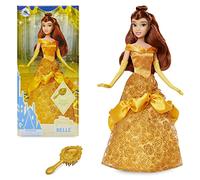 Disney Store Muñeca clásica de Bella, La Bella y la Bestia, Altura: 29 cm, Incluye Guantes Largos y un Cepillo, muñeca Completamente articulada, para Mayores de 3 años