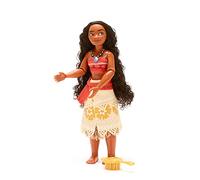 Disney Store Muñeca clásica de Vaiana, Altura: 26,5 cm, Incluye un Cepillo con Detalles labrados, muñeca Completamente articulada Que Luce su Vestido Tradicional, para Mayores de 3 años.