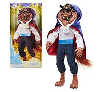 Disney Store Muñeco clásico de Bestia, La Bella y la Bestia, Altura: 32 cm, muñeco Completamente articulado con la Cola Peluda, la Cabeza esculpida y Melena, para Mayores de 3 años
