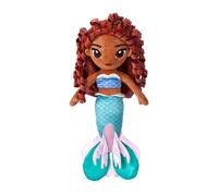 Disney Store Official Ariel Plush Doll The Little Mermaid Live Action Disney Plush con aletas iridioscentes de cola brillantes y rizos de ringlet Toy