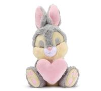 Disney Store Official, Bambi, Tambor, Mediano, colección Dakko, Peluche de Conejito con corazón, 22 cm, para Todas Las Edades