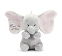 Disney Store Official, Dumbo, pequeño, Peluche ''Born in 2026'' (Nacido/a en 2026), 26 cm, para bebé, Elefante de Peluche con Orejas extragrandes y Detalles Bordados