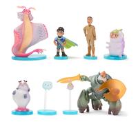 Disney Store Official, Elio, Set de Juego, 8 Figuras de Elio, Olga, Embajadora Questa, Helix, Grigon, Mimollusk, Glordon y Ooooo, a Partir de 3 años