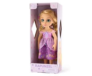 Disney Store Official, Enredados, Rapunzel, colección Once Upon a Story, muñeca con Cepillo para el Pelo de Juguete, 40,5 cm, a Partir de 3 años