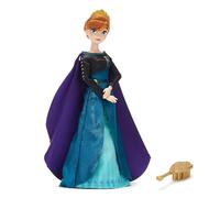 Disney Store Official, Frozen 2, Anna, muñeca clásica, 29 cm, muñeca de Princesa Disney Totalmente posable con Atuendo Real, Incluye Cepillo de Juguete, para Mayores de 3 años