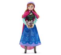 Disney Store Official, Frozen, Anna, muñeca clásica, 30 cm, para niños, Juguete Totalmente posable con Vestido de Invierno característico y Amigo Sorpresa, para Mayores de 3 años