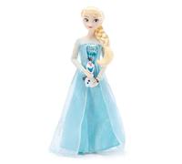 Disney Store Official, Frozen, Elsa, muñeca clásica, 30 cm | Muñeca de Elsa articulada con un vestido azul hielo y un personaje sorpresa, ideal para jugar. A partir de 3 años.